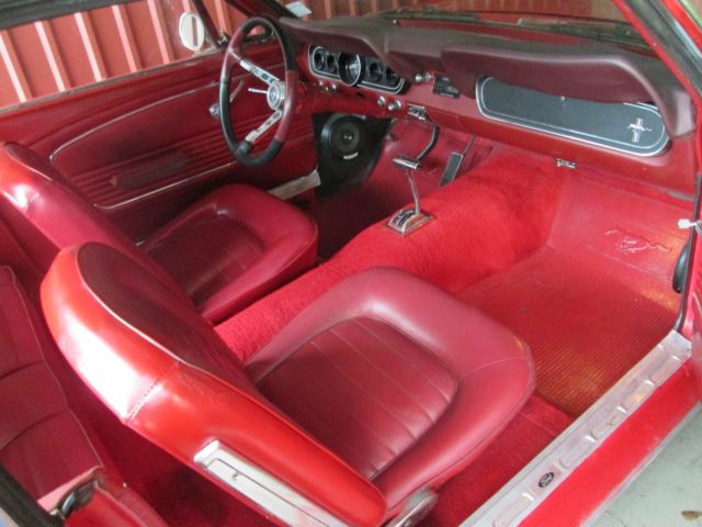 1966 Red Ford Mustang Coupe