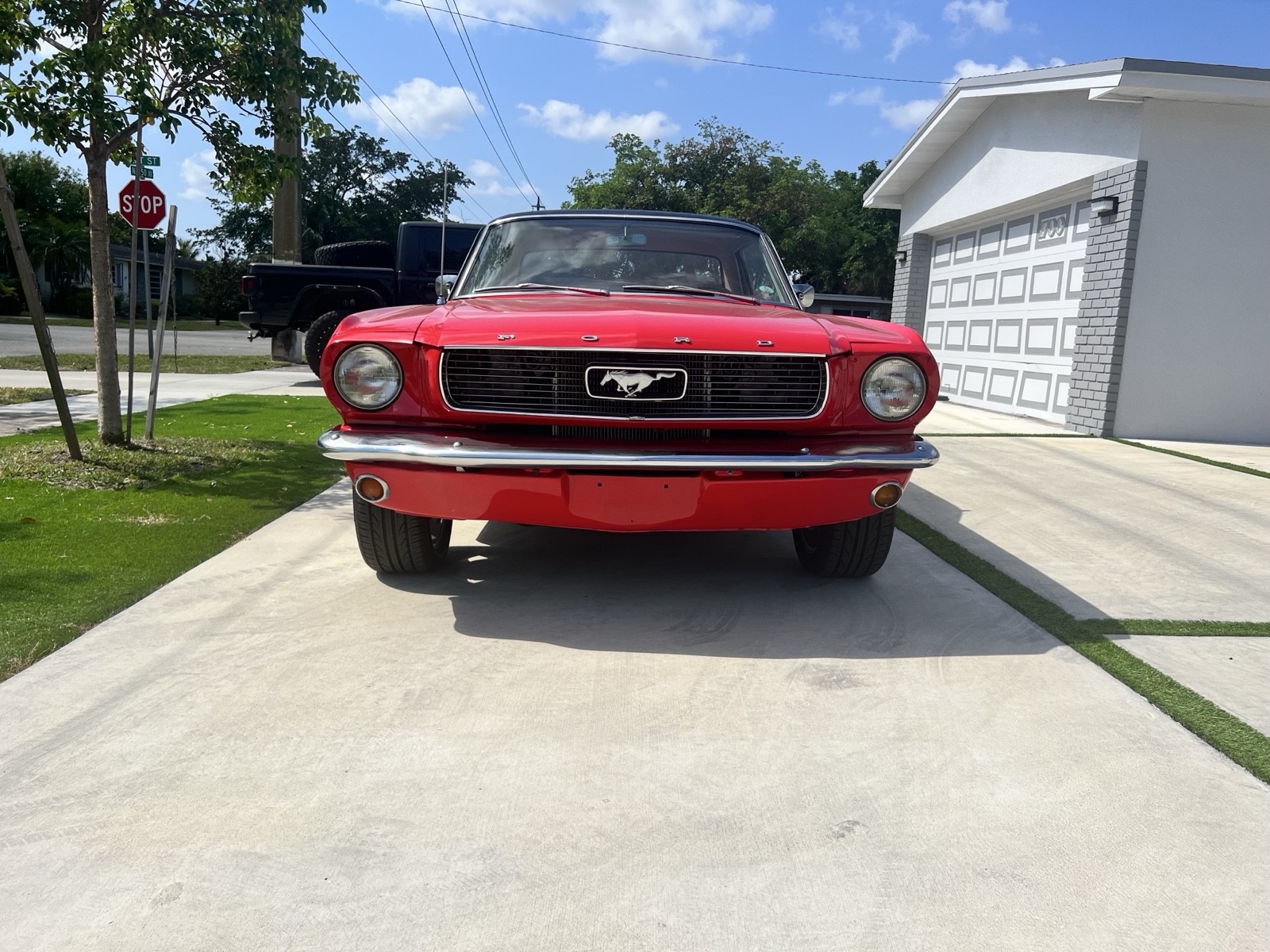 1966 Red Ford Mustang --