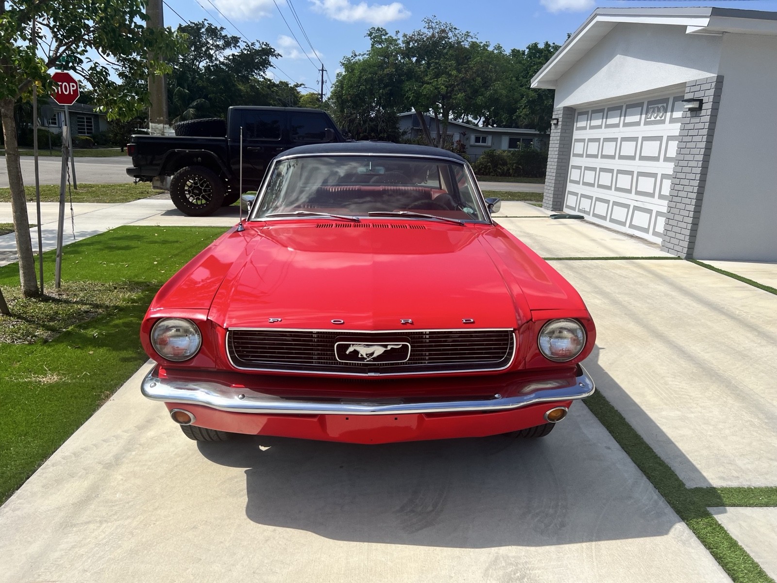 1966 Red Ford Mustang --
