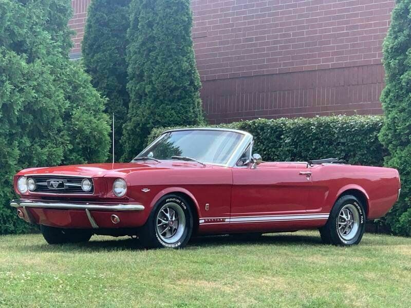 1966 Red Ford Mustang Convertible