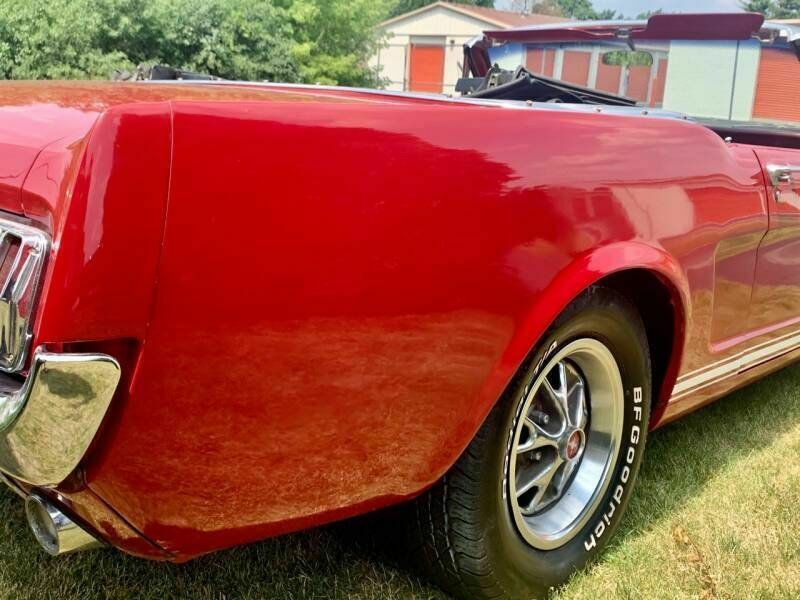 1966 Red Ford Mustang Convertible