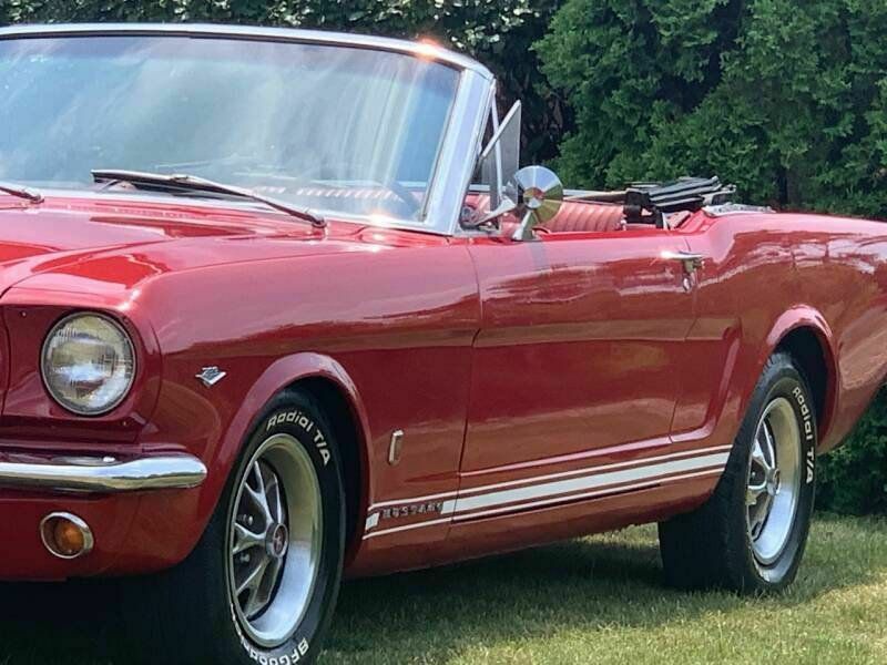 1966 Red Ford Mustang Convertible