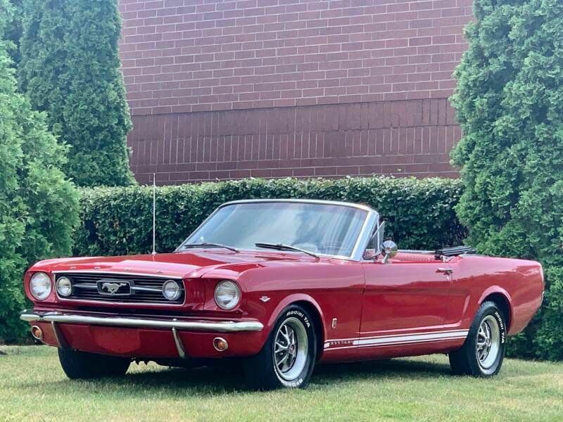1966 Red Ford Mustang Convertible