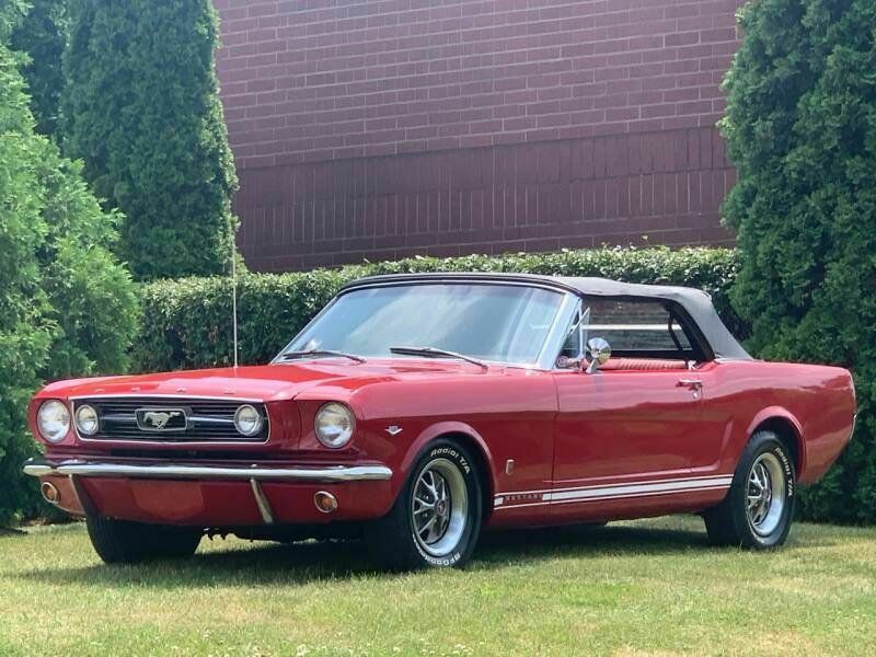 1966 Red Ford Mustang Convertible