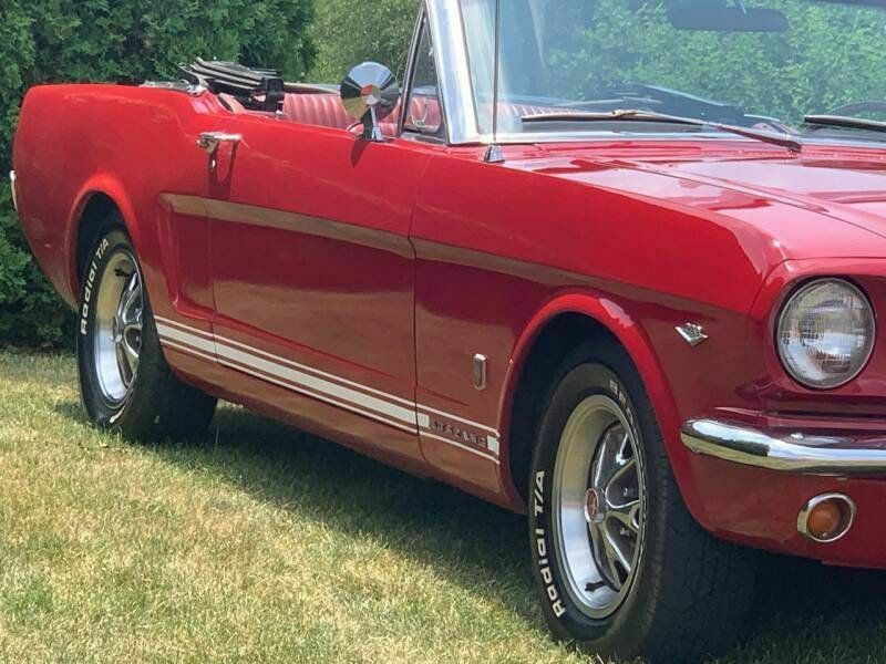1966 Red Ford Mustang Convertible