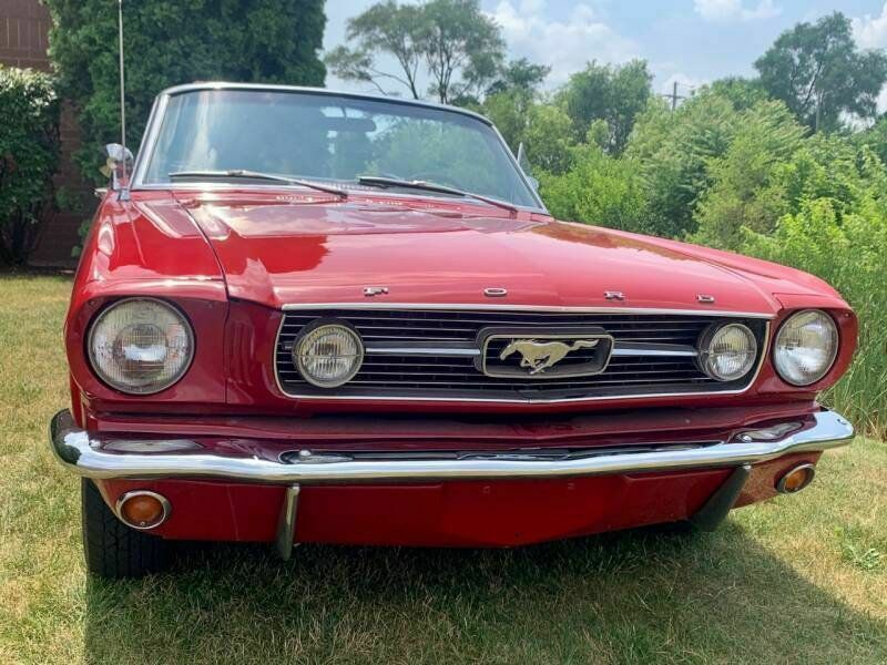 1966 Red Ford Mustang Convertible