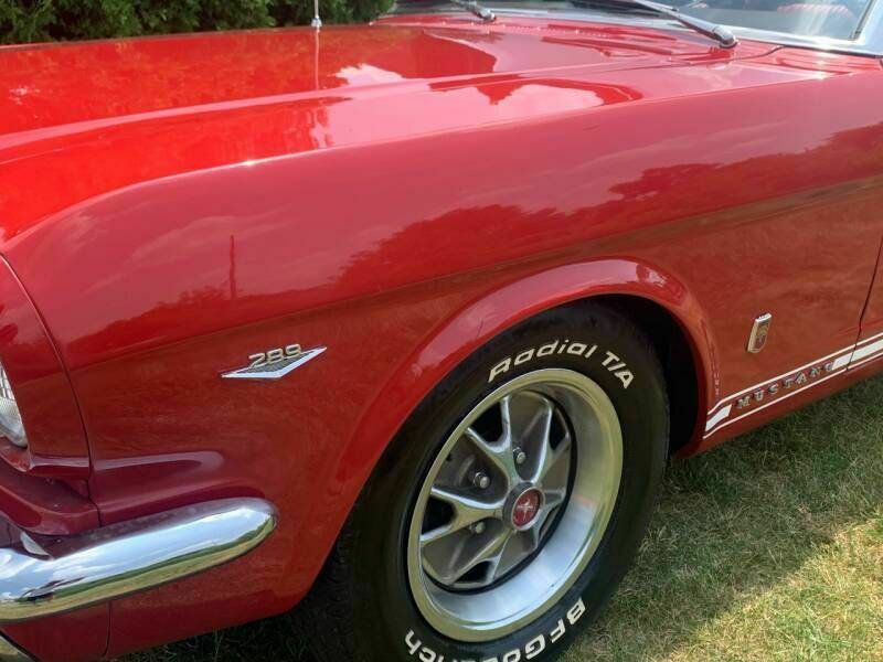 1966 Red Ford Mustang Convertible