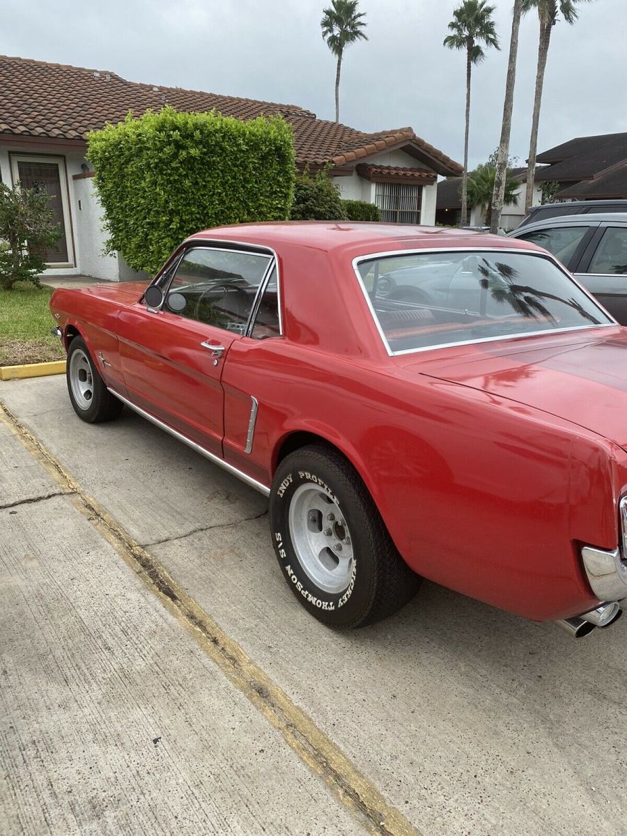 1966 Red Ford Mustang