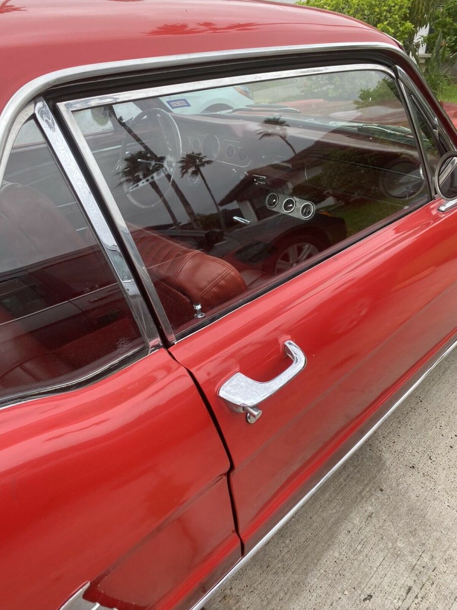 1966 Red Ford Mustang