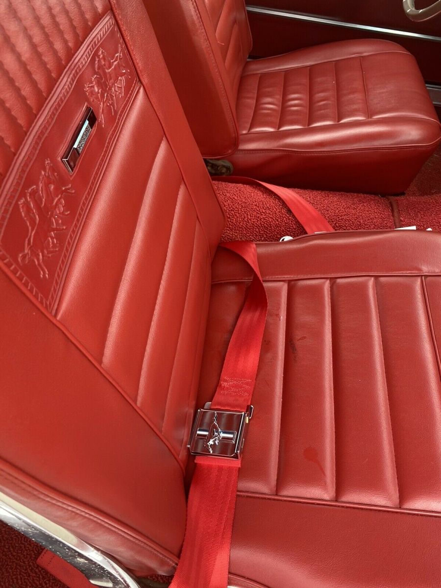 1966 Red Ford Mustang