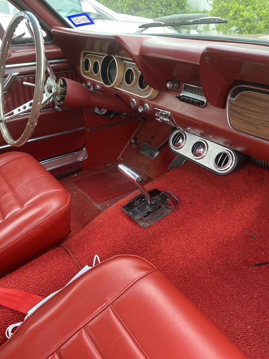 1966 Red Ford Mustang