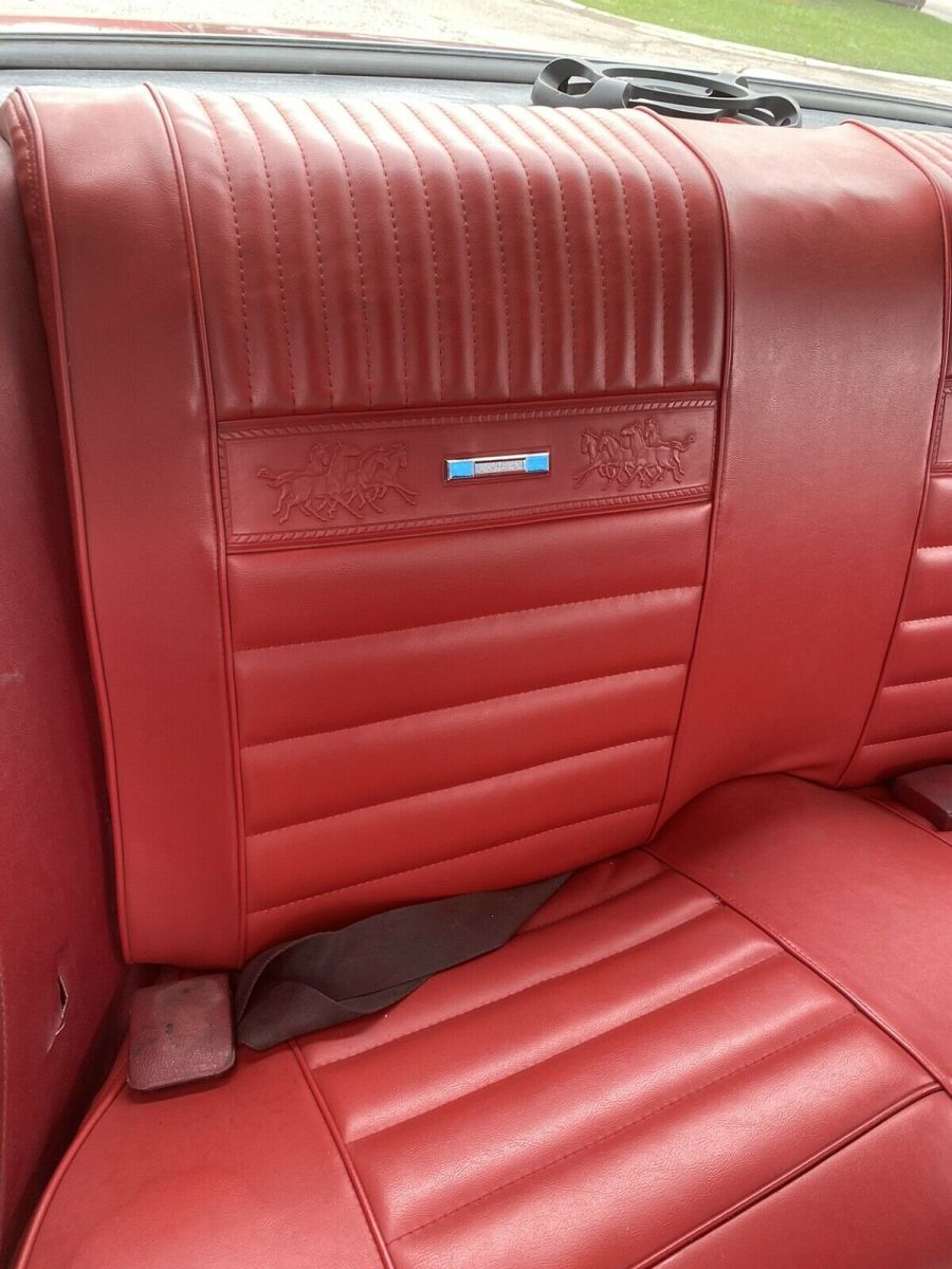 1966 Red Ford Mustang