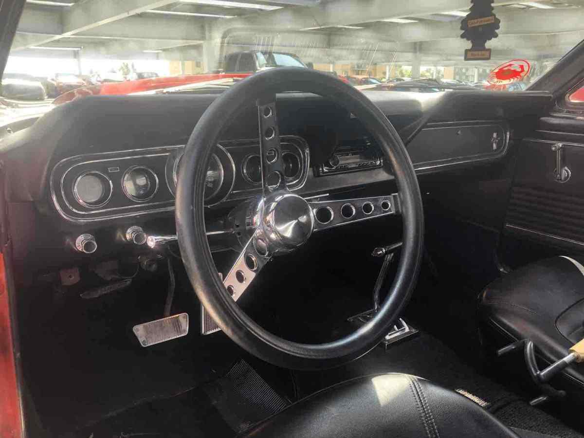 1966 Red Ford Mustang