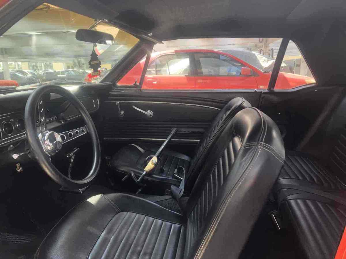 1966 Red Ford Mustang