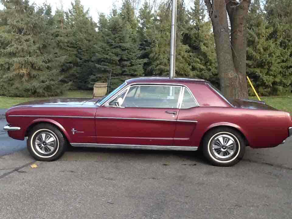 1966 Red Ford Mustang