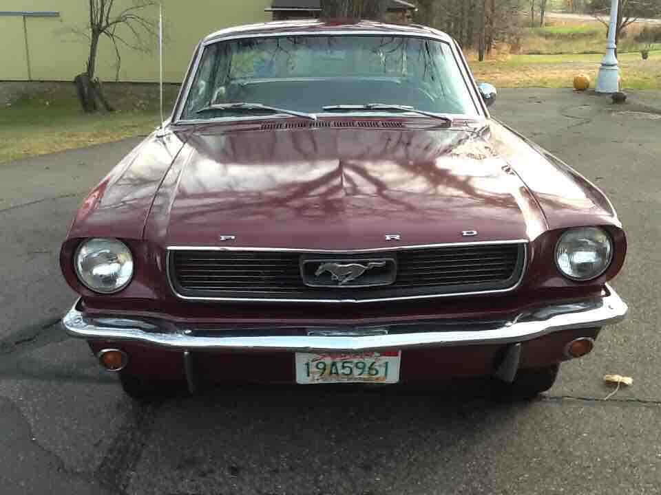 1966 Red Ford Mustang
