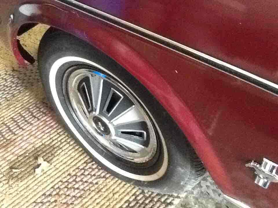 1966 Red Ford Mustang