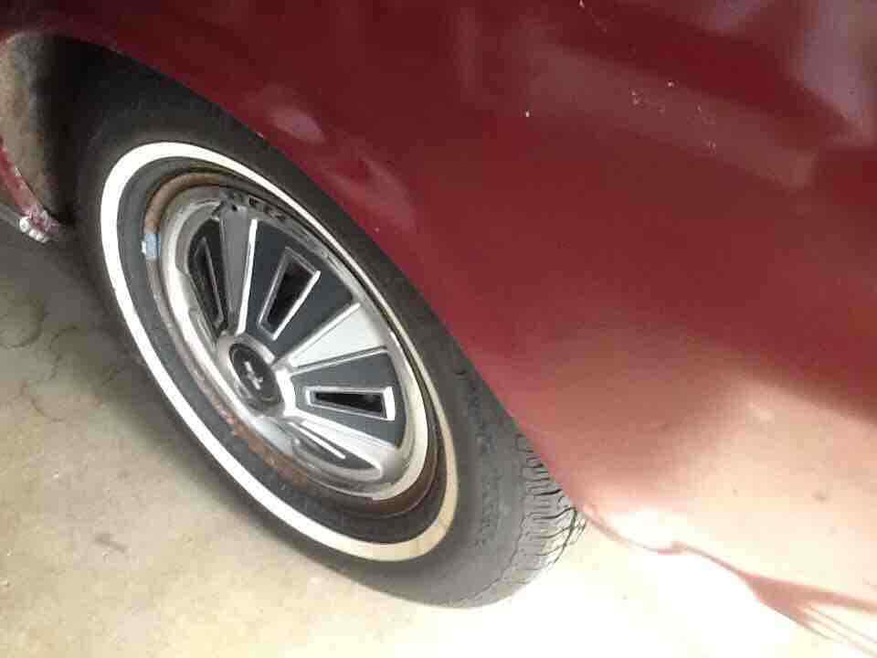 1966 Red Ford Mustang