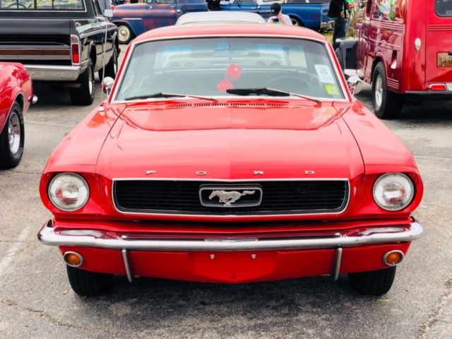 1966 Red Ford Mustang Coupe