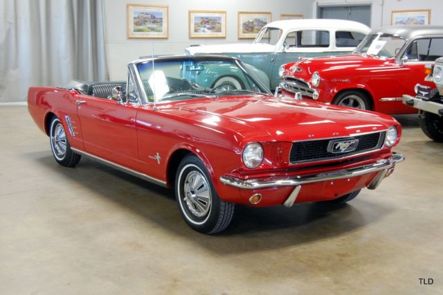 1966 Red Ford Mustang --