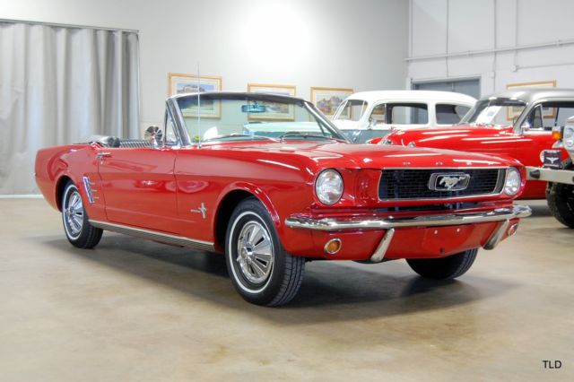 1966 Red Ford Mustang --