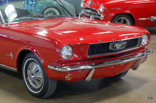 1966 Red Ford Mustang --