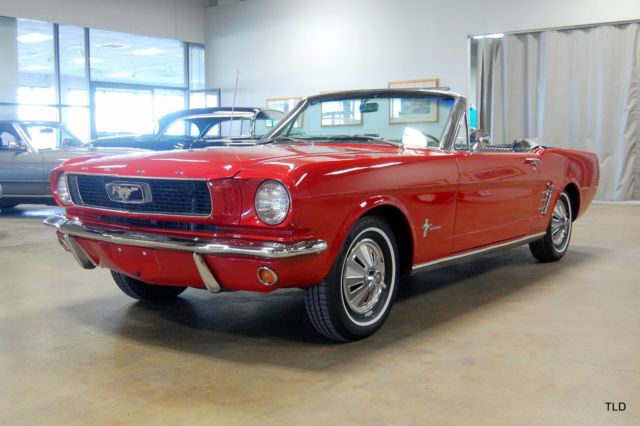 1966 Red Ford Mustang --