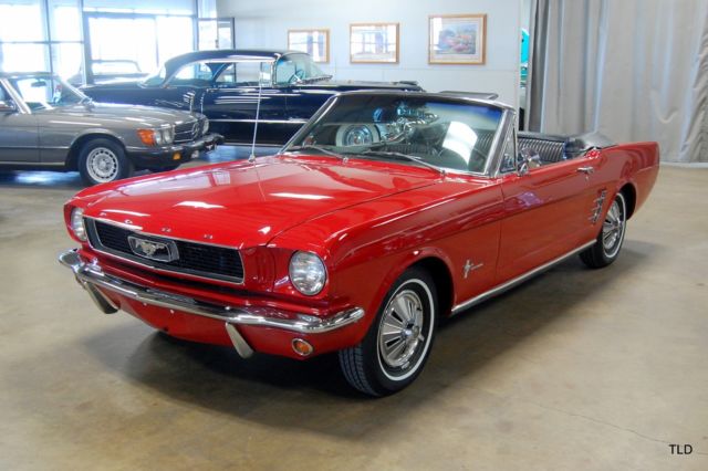 1966 Red Ford Mustang --