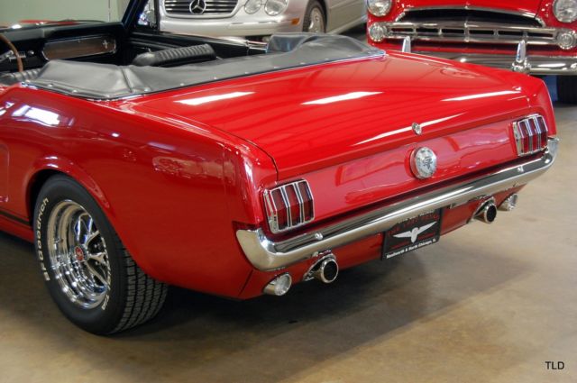 1966 Red Ford Mustang Convertible