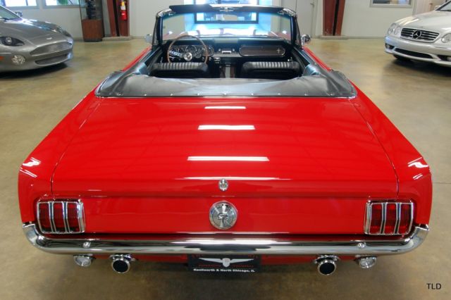 1966 Red Ford Mustang Convertible