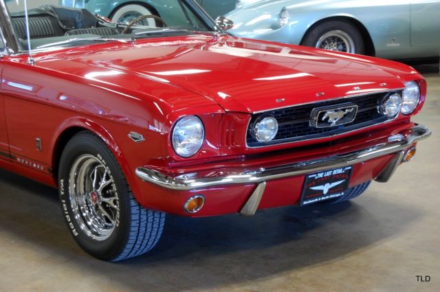 1966 Red Ford Mustang Convertible