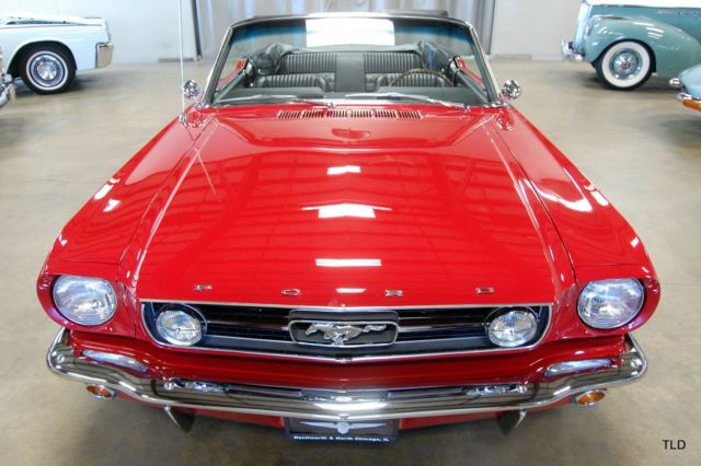 1966 Red Ford Mustang Convertible