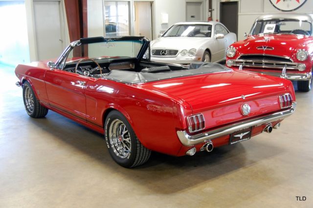 1966 Red Ford Mustang Convertible