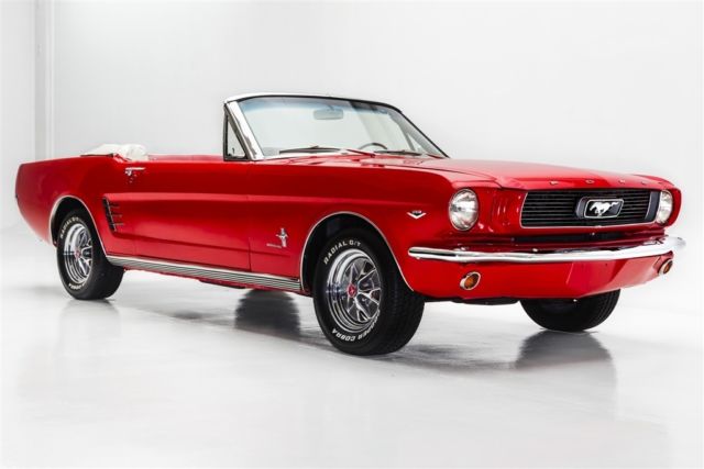 1966 Red Ford Mustang Convertible