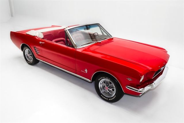 1966 Red Ford Mustang Convertible