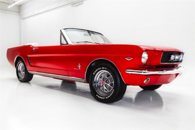 1966 Red Ford Mustang Convertible
