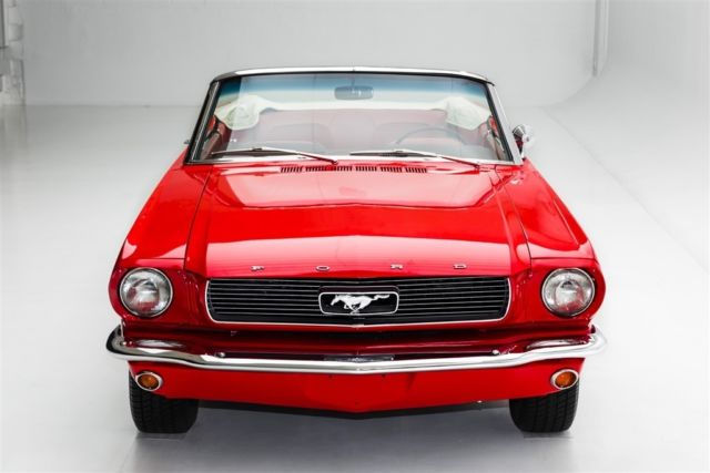1966 Red Ford Mustang Convertible