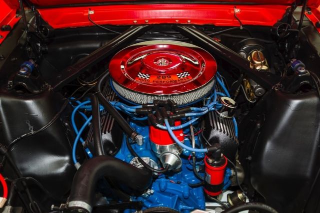 1966 Red Ford Mustang Convertible