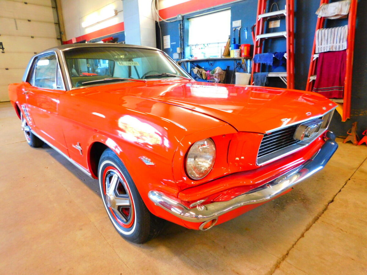 1966 Red Ford Mustang Coupe