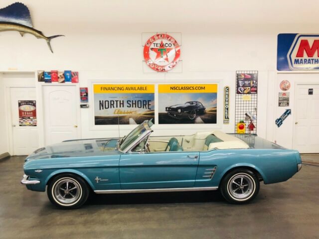 1966 Teal Ford Mustang 2 Door