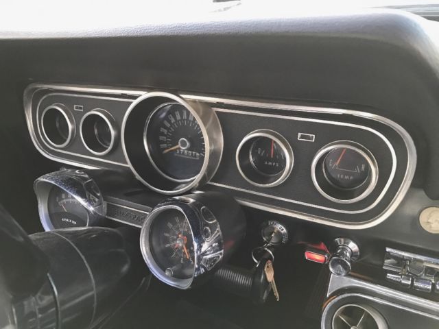 1966 Red Ford Mustang