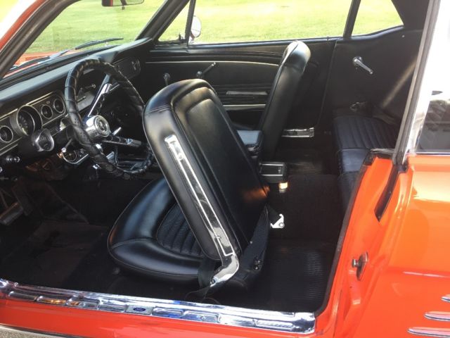 1966 Red Ford Mustang