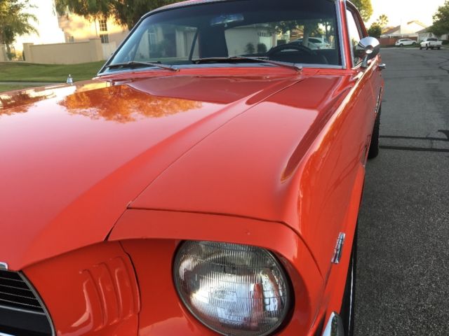 1966 Red Ford Mustang