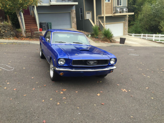 1966 Blue Ford Mustang Coupe