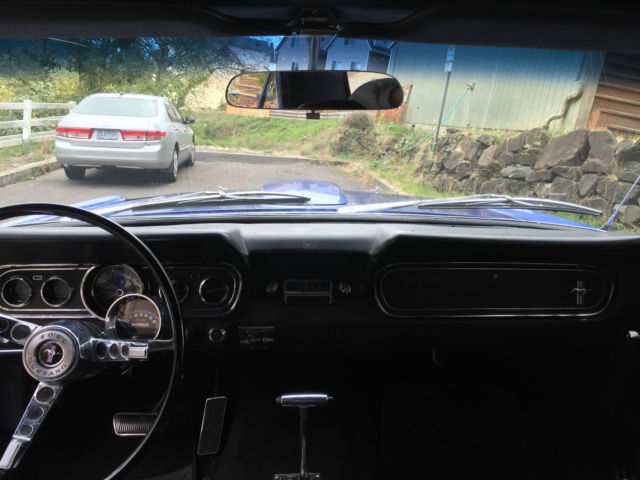 1966 Blue Ford Mustang Coupe