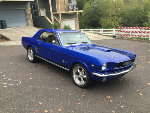 1966 Blue Ford Mustang Coupe
