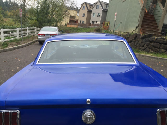 1966 Blue Ford Mustang Coupe