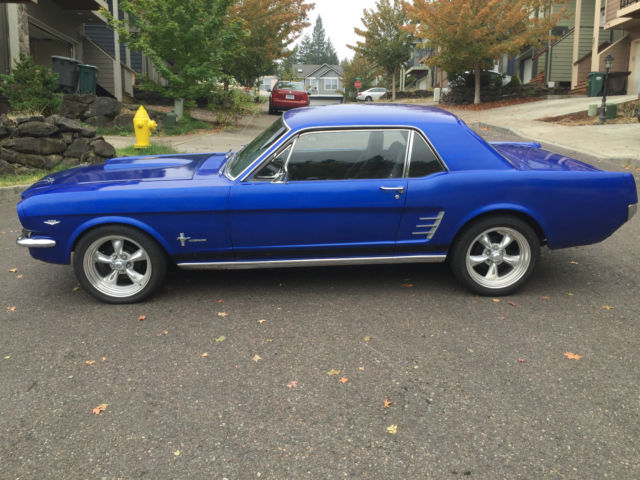 1966 Blue Ford Mustang Coupe