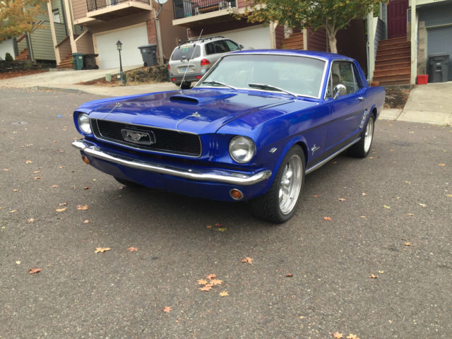 1966 Blue Ford Mustang Coupe