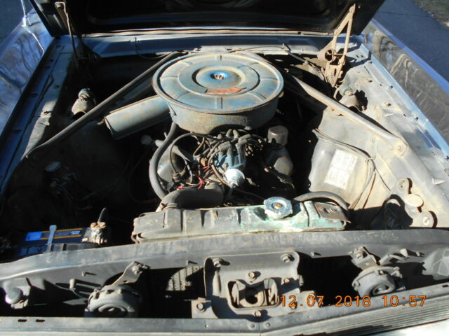 1966 Blue Ford Mustang Convertible